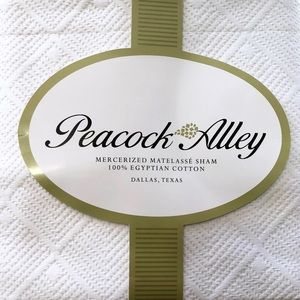 NEW Peacock Alley Gatsby White King Sham